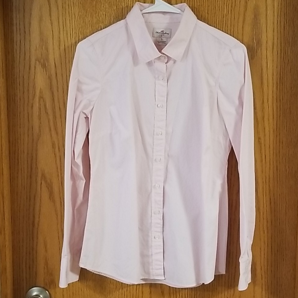 J. Crew Haberdashery pink button up shirt, SMALL